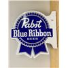 Image 1 : PABST BLUE RIBBON BEER METAL FLANGE SIGN