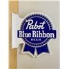 Image 2 : PABST BLUE RIBBON BEER METAL FLANGE SIGN
