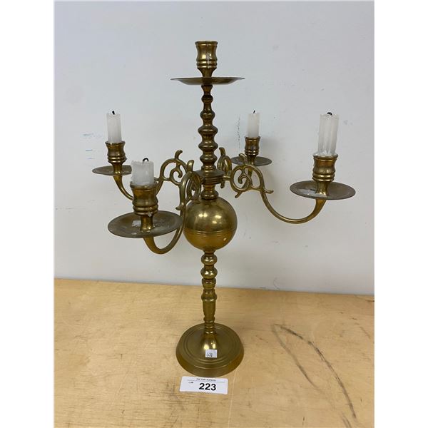 VINTAGE BRASS CANDELABRA