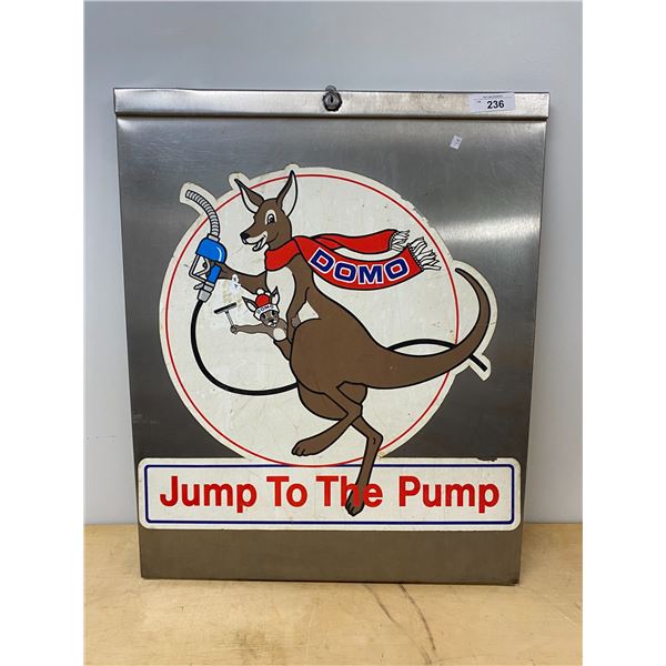 VINTAGE DOMO GAS PUMP DOOR