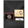 Image 1 : MANITOBA 1870-1970 $1 PROOF COIN IN DISPLAY CASE