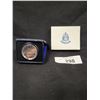 Image 1 : 1975 CANADA VOYAGEUR $1 PROOF COIN IN DISPLAY CASE