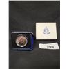 Image 1 : 1976 CANADA VOYAGEUR $1 PROOF COIN IN DISPLAY CASE