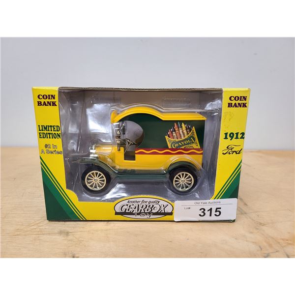 1912 FORD LTD EDITION CRAYOLA DIE CAST BANK
