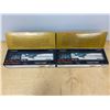 Image 2 : TWO NEW IN BOX RAMBLIN PROS DIE CAST TRACTOR TRAILERS