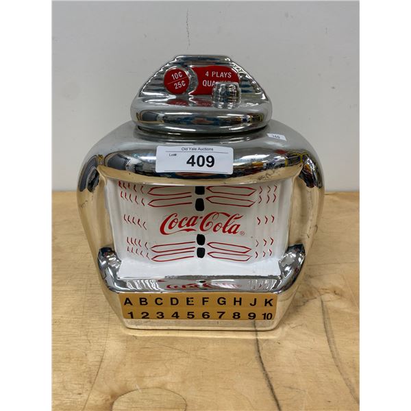 COCA COLA CERAMIC JUKEBOX COOKIE JAR