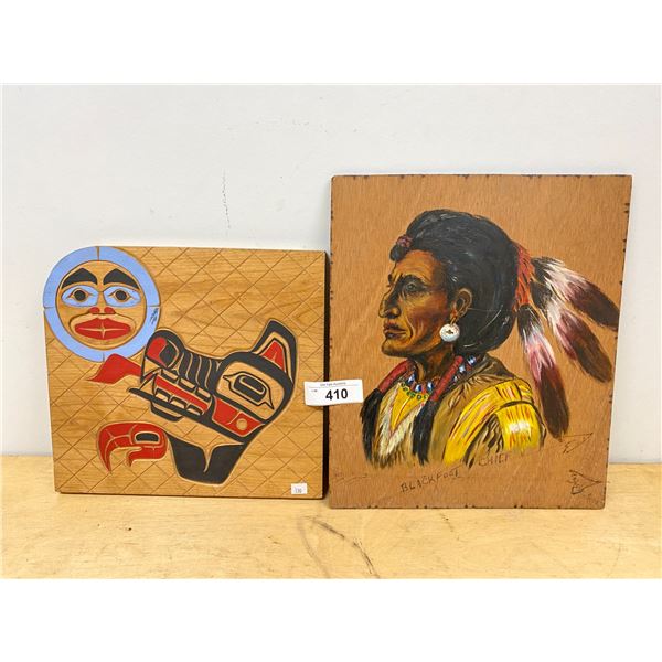 TWO NATIVE ART