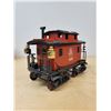 Image 2 : VINTAGE LARGE BEAM'S RED CABOOSE DECANTER IN ORIGINAL BOX