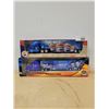 Image 1 : TWO NEW IN BOX PEPSI & RICHARD PETTY DIE CAST TRACTOR/TRAILERS