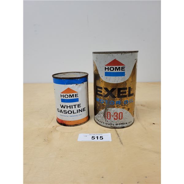 HOME EXEL QUART & HOME WHITE GASOLINE PINT