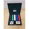 Image 1 : POKER SET IN LEATHER CASE