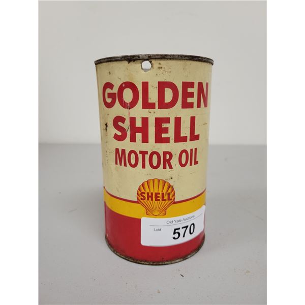 GOLDEN SHELL MOTOR OIL QUART