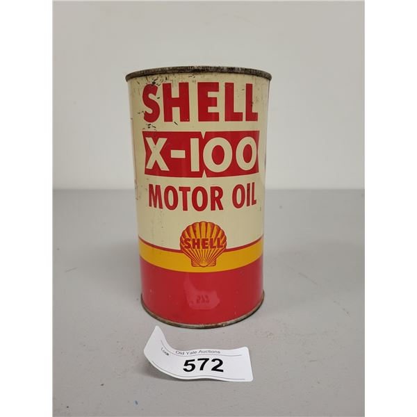 SHELL X-100 MOTOR OIL QUART