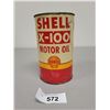 Image 2 : SHELL X-100 MOTOR OIL QUART
