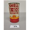 Image 1 : SHELL X-100 MOTOR OIL QUART