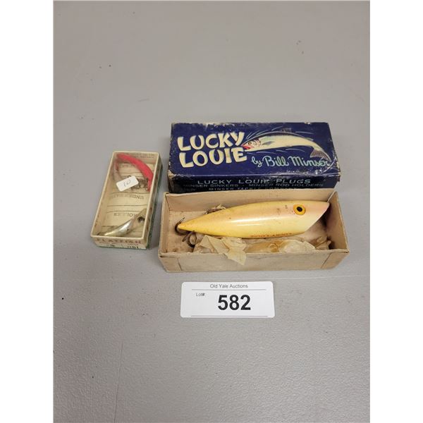 TWO VINTAGE FISHING LURES