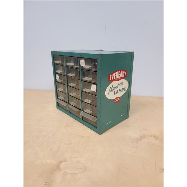 VINTAGE EVEREADY MINIATURE LAMPS STORE COUNTER DISPLAY