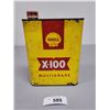 Image 2 : SHELL X-100 MULTIGRADE SQUARE 2QUART CAN