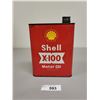 Image 2 : SHELL X-100 MOTOR OIL 2 QUART CAN