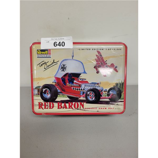 RED BARON MODEL KIT-SEALED TIN COLLECTOR CASE