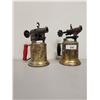 Image 1 : TWO ANTIQUE BRASS BLOW TORCHES