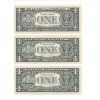 Image 2 : THREE CONSECUTIVE 1995 $1 USA BANKNOTES