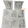 Image 1 : Superhero Movie (2008) - Set of 8 Hand Drawn Concept Artwork