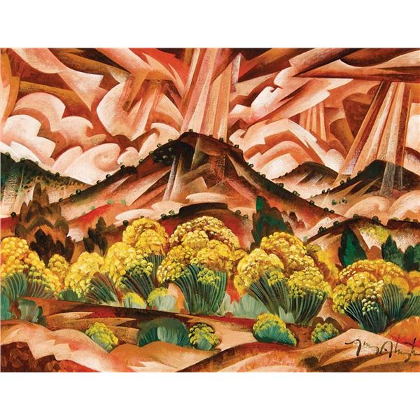 Tony Abeyta-Copper Valley, Chamise Blooms