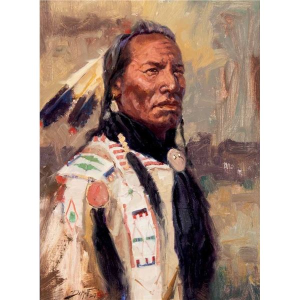 John DeMott-Portrait of a Sioux