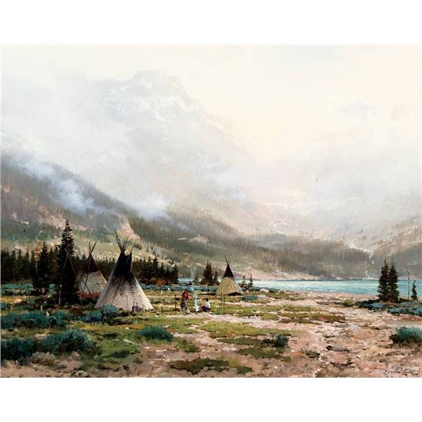 Thomas Kinkade-Land of Many Waters