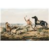 Image 2 : Currier and Ives-Collection of 3 lithographs: The Last Shot; Life on the Prairie; The Surprise