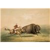 Image 2 : George Catlin-Collection of 3 lithographs: Ball Play; Buffalo Hunt Chase; Ball Play Dance