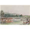 Image 3 : George Catlin-Collection of 3 lithographs: Ball Play; Buffalo Hunt Chase; Ball Play Dance