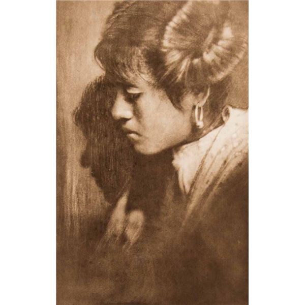 Edward S. Curtis-Hopi Maiden