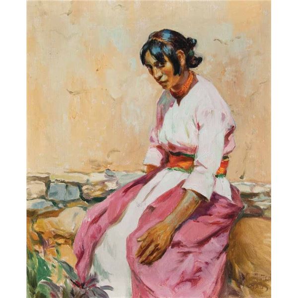 Mathias Alten-Woman of Taos