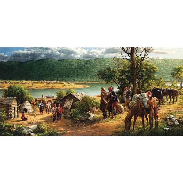 Robert Griffing-Post and King Beaver at Fort Duquesne