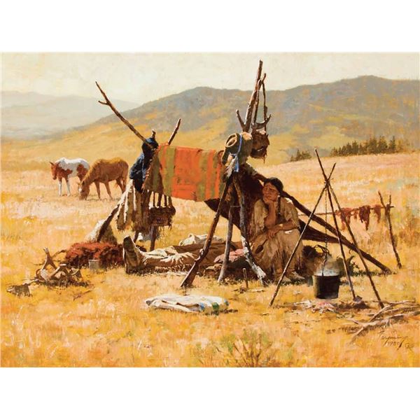 Howard Terpning-One Man's Castle
