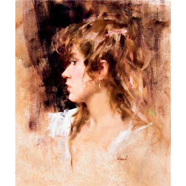 Richard Schmid-Portrait of a Woman