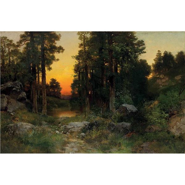 Thomas Moran-Solitude, Coconino Forest, Arizona