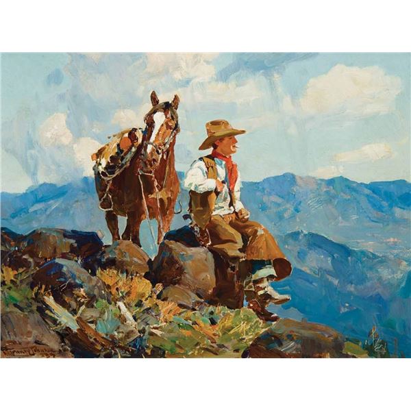 Frank Tenney Johnson-Wyoming Trail