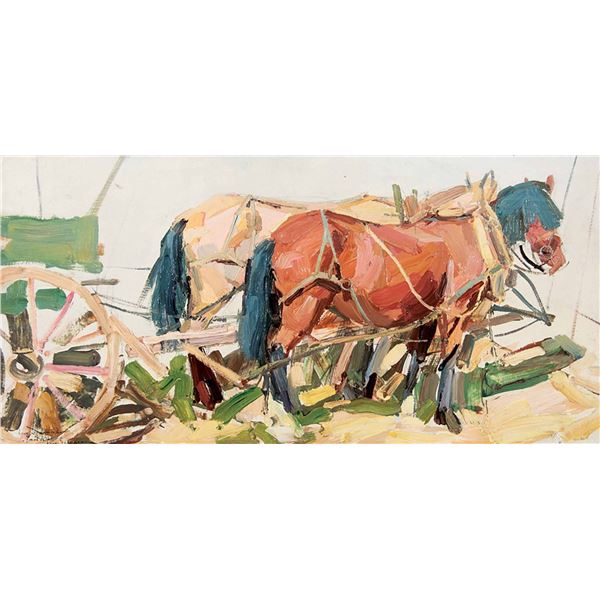 Leon Gaspard-Taos Wood Hauling Team