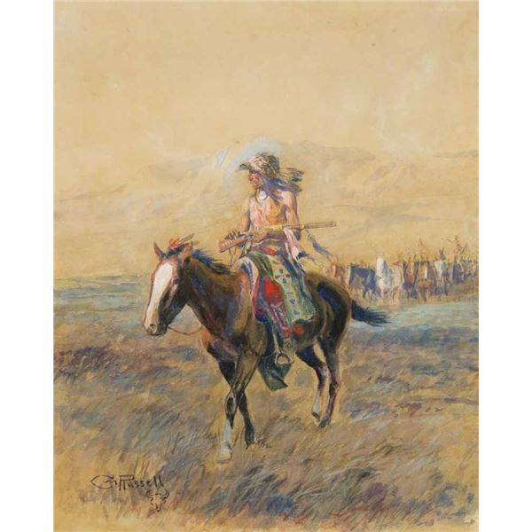 Charles Russell-Cavalry Mounts for the Braves