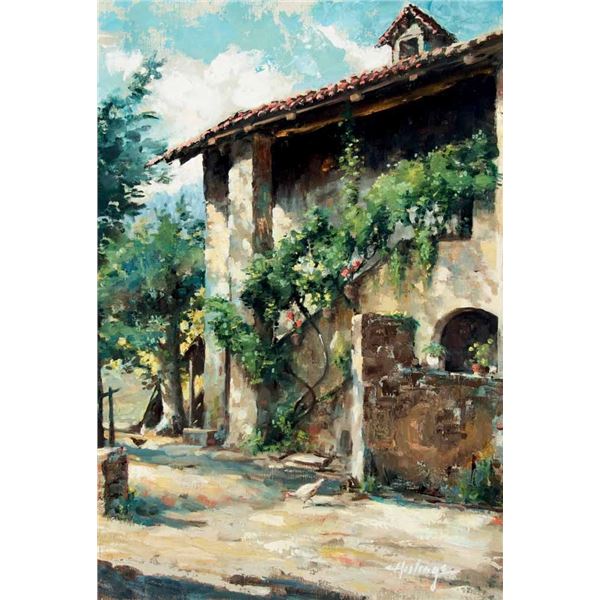 Clark Hulings-House in Sicily