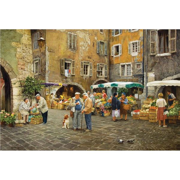 Clark Hulings-Market/Annecy France
