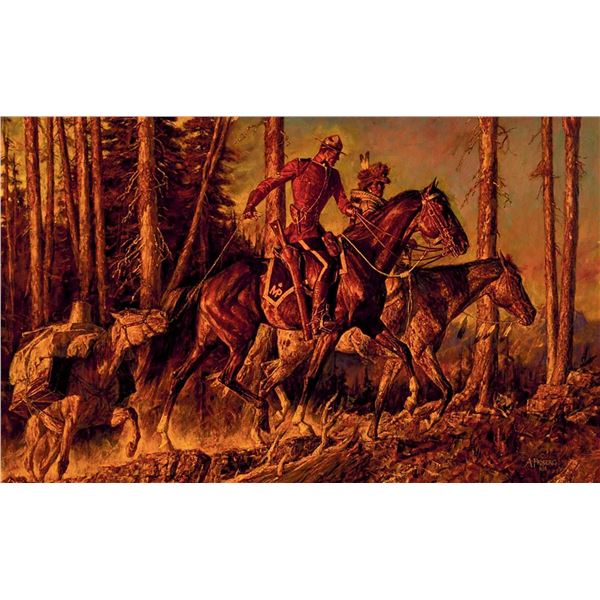 Arnold Friberg-On the Trail of the Almighty Voice