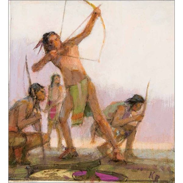 Kenneth Pauling Riley-The Competition (Study) 1990