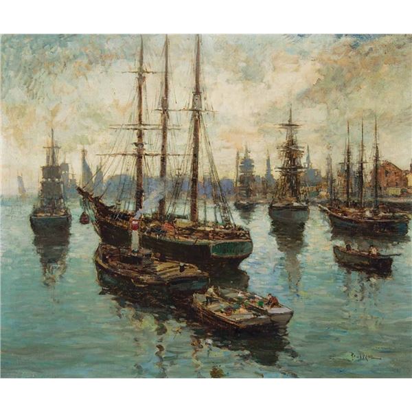 Paul King-Harbour Scene
