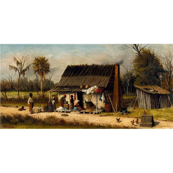 William A. Walker-Cabin Scene