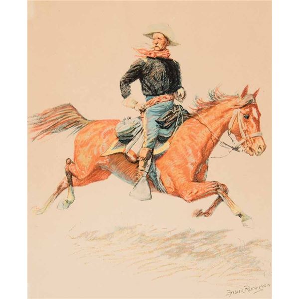 Frederic Remington-A Calvary Officer