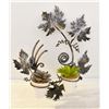 Image 1 : WALL ART WITH ARTIFICIAL PLANTS